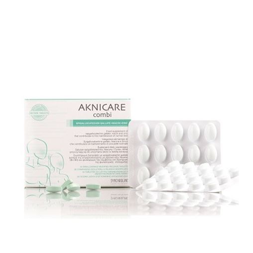 Synchroline Aknicare Combi Συμπλήρωμα για την Διατήρηση της Φυσιολογικής Επιδερμίδας,30tabs