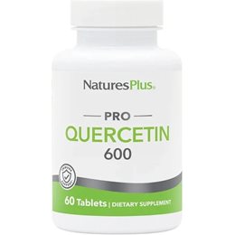 Natures Plus Quercetin 600mg Συμπλήρωμα Κουερσετίνης 60 ταμπλέτες NATURE S PLUS Ενέργεια Τόνωση