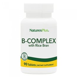 Nature s Plus B-Complex Σύμπλεγμα Bιταμινών Β 90ταμπλέτες NATURE S PLUS Bιταμίνη Β