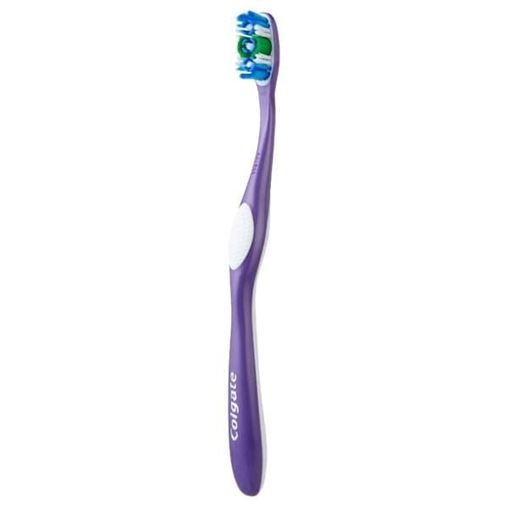 Colgate 360° Deep Clean Medium Οδοντόβουρτσα Απλή Μωβ Μέτρια 1 Τεμάχιο