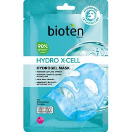 Bioten Hydro X-Cell Hydrogel Mask Μάσκα Ενυδάτωσης Προσώπου Με Υαλουρονικό Οξύ, 1 Τεμάχιο BIOTEN Μασκες