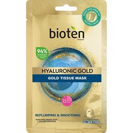 Bioten Hyaluronic Gold Υφασμάτινη Μάσκα Προσώπου για Ενυδάτωση με Υαλουρονικό Οξύ 25ml BIOTEN Μασκες