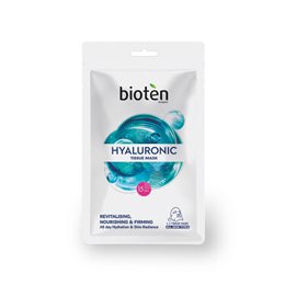 Bioten Hyaluronic Υφασμάτινη Μάσκα Προσώπου για Αναζωογόνηση / Αντιγήρανση με Υαλουρονικό Οξύ 20ml  BIOTEN Μασκες