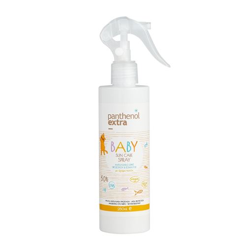 Panthenol Extra Baby Sun Care Spray SPF50 Βρεφικό Αντηλιακό για Πρόσωπο & Σώμα 250ml
