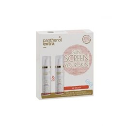 PANTHENOL PROMO EXTRA SUNSCREEN YOUR SKIN (COLOR SPF30 X2 + SCRUNCHIE) VALUE SE MEDISEI Αντηλιακά Σετ