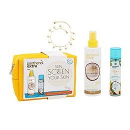 Panthenol Promo Extra Sun Care Face & Body Spray SPF50 & Vitamin Sea Mist & Δώρο Κόσμημα MEDISEI Αντηλιακά Σετ
