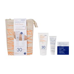 Korres Set Γιαούρτι Αντηλιακή Κρέμα Προσώπου SPF30 50ml, Αφρώδης Κρέμα Καθαρισμού 20ml & Serum 1.5ml KORRES Σετ