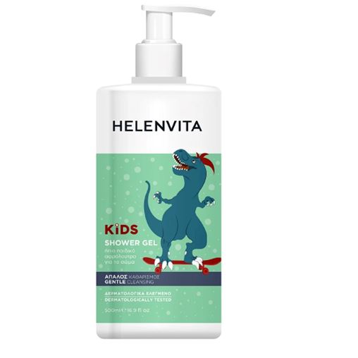 Helenvita Kids Shower Gel Dino Ήπιο Παιδικό Αφρόλουτρο Σώματος για Αγόρια 500ml