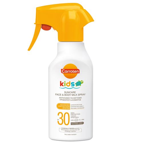 Carroten Αδιάβροχο Παιδικό Αντηλιακό Spray Kids για Πρόσωπο & Σώμα SPF30 270ml