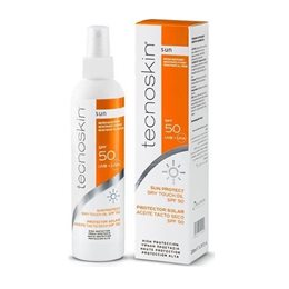Tecnoskin Protect Dry Touch Oil Αντηλιακό Λάδι για το Σώμα SPF50 σε Spray 200ml TECNOSKIN Αντηλιακά Σώματος
