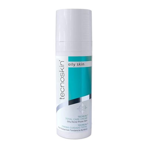 Tecnoskin Total Care Cream Κρέμα Εντατικής Φροντίδας Προσώπου Για Λιπαρές Επιδερμίδες 30ml
