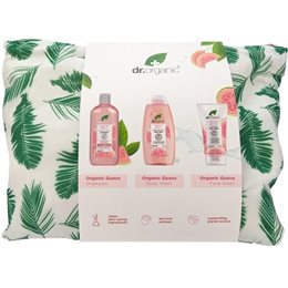 Dr Organic Promo Guava Shampoo 265ml & Body Wash 250ml & Face Wash 150ml & Δώρο Νεσεσέρ DR. ORGANIC Πακέτα