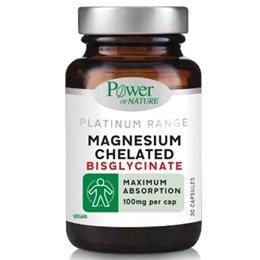 Power Health Platinum Range Magnesium Chelated Bisglycinate 30 Κάψουλες POWER Οστά & Αρθρώσεις