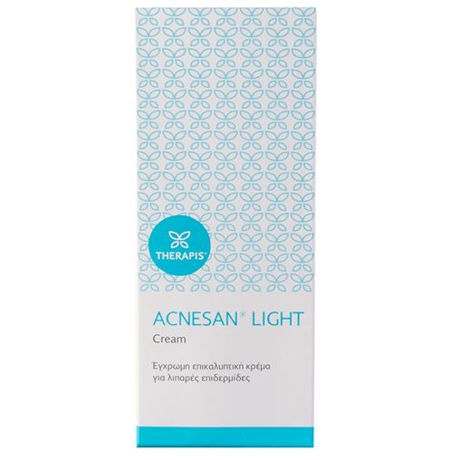 Therapis Acnesan Light Ενυδατική Κρέμα Ημέρας με Χρώμα για Λιπαρές/ Ακνεϊκές Επιδερμίδες, 75 ml