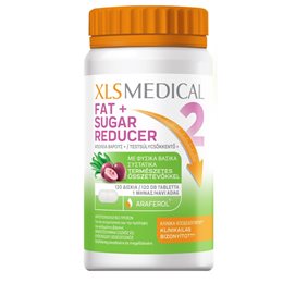 XLS Medical Fat & Sugar Reducer Συμπλήρωμα Διατροφής για Αδυνάτισμα, 120 Ταμπλέτες XL - S MEDICAL Αδυνάτισμα