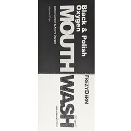 Frezyderm Black & Polish Oxygen Mouthwash Στοματικό Διάλυμα Με Ενεργό Άνθρακα, 250ml FREZYDERM Στοματικά Διαλύματα