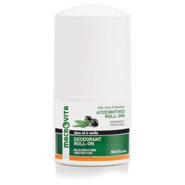 Macrovita Deodorant Roll-on Mellow Olive Oil & Vanilla Αποσμητικό Roll-on 50ml  MACROVITA Αποσμητικά