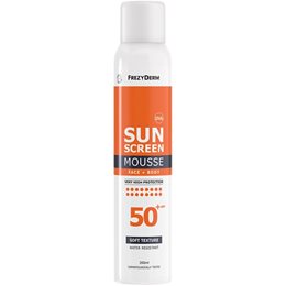 Frezyderm Sunscreen Face & Body Mousse /Αντηλιακός Αφρός Προσώπου & Σώματος SPF50+ ,200ml  FREZYDERM Αντηλιακά Σώματος