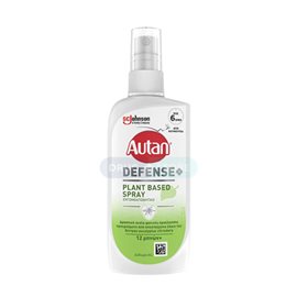 Autan Defence Plant Based Spray Φυτική Προστασία από Κουνούπια με Έλαιο Ευκαλύπτου 100ml AUTAN Aντικουνουπικά / Εντομοαπωθητικά