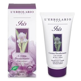 L'Erbolario Iris Crema Deodorante Αποσμητική Κρέμα Ίριδα, 50ml L ERBOLARIO Αποσμητικά