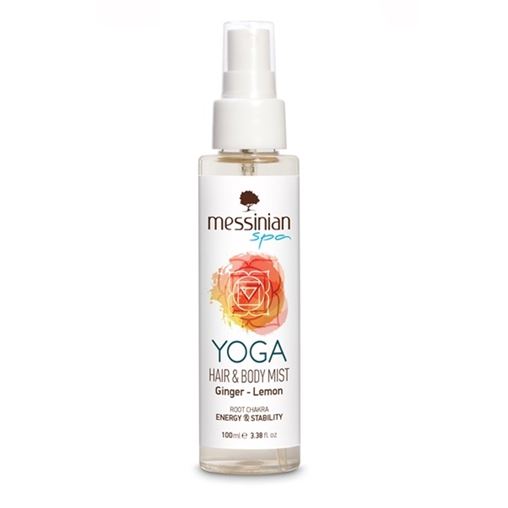 Messinian Spa Yoga Hair & Body Mist Ginger-Lemon (Τζίντζερ -Λεμόνι) 100ml 