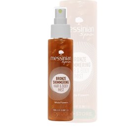 Messinian Spa Hair & Body Mist White Flowers Bronze Shimmering 100ml  Body Mist