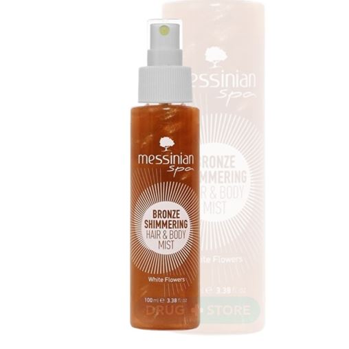 Messinian Spa Hair & Body Mist White Flowers Bronze Shimmering 100ml