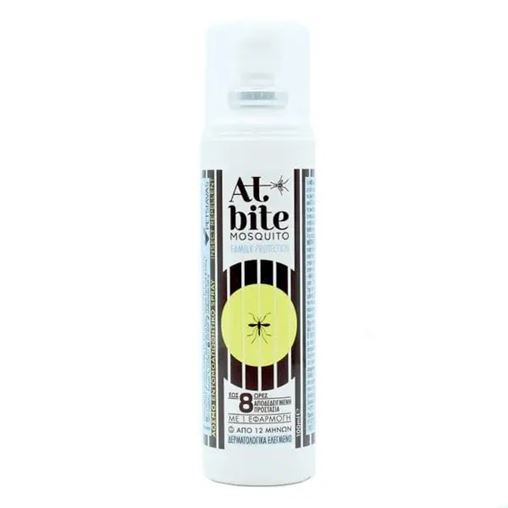 At Bite Mosquito Family Protection Spray Εντομοαπωθητικό Προσώπου & Σώματος 100 ml