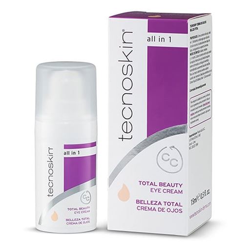 Tecnoskin Total Beauty Eye Cream Αντιρυτιδική Kρέμα Ματιών με Χρώμα για Μαύρους Κύκλους 15ml