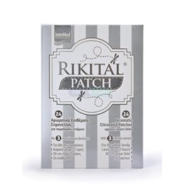 Intermed Rikital Patches Αρωματικά Επιθέματα Σιτρονέλλας Για Τσιμπήματα Εντόμων 24 τμχ RIKITAL Aντικουνουπικά / Εντομοαπωθητικά