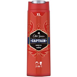 Old Spice Captain  Shower Gel & Shampoo 2in1/ Αφρόλουτρο & Σαμπουάν για Άνδρες 400ml OLD SPICE Αφρόλουτρα