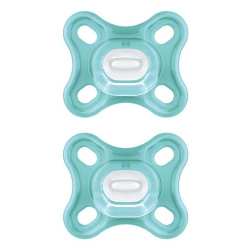 Mam Ορθοδοντικές Πιπίλες Σιλικόνης Comfort Unisex για 0-2 μηνών Τιρκουάζ 2τμχ 126SU