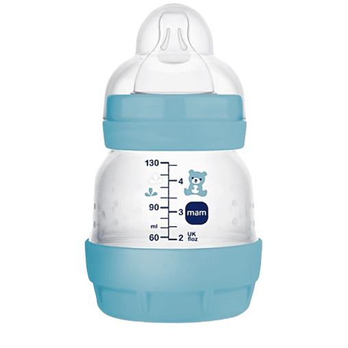 MAM Easy Start Anti Colic Πλαστικό Μπιμπερό για Αγόρι για 0+ Μηνών, 130ml (Κωδικός 353SB) Μπλε 1 τμχ