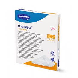 Hartmann Cosmopor Transparent Διαφανές Επίθεμα Μεμβράνης με Γάζα 9cmx10cm, 5τμχ  Αυτοκόλλητα Επιθέματα Μικροτραυμάτων