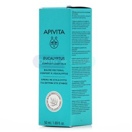 Apivita Eucalyptus Comfort Chest Rub, Κρέμα με Ευκάλυπτο για Εντριβή στο Στήθος 50ml APIVITA Προϊόντα Εντριβής