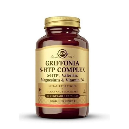 Solgar 5-HTP Hydroxytryptophan Complex 100Mg,Συμπλήρωμα για την Καλή Υγεία του Εγκεφάλου,vcaps 90s