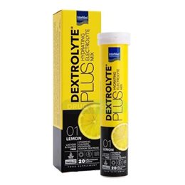 Intermed Dextrolyte Plus Ηλεκτρολύτες Με Γεύση Λεμόνι 20 Αναβράζοντα Δισκία  Ηλεκτρολύτες