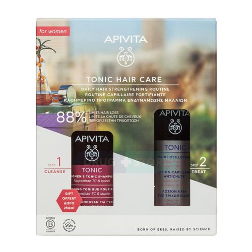 Apivita Promo Tonic Hair Care Λοσιόν Κατά της Τριχόπτωσης 150ml & Δώρο Women's Tonic Shampoo 250ml