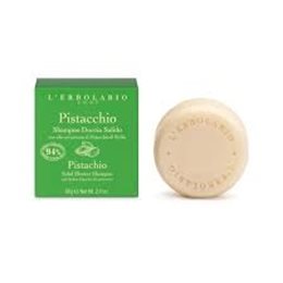 L'Erbolario Solid Shower Shampoo Pistacchio Στέρεο Σαμπουάν/ Αφρόλουτρο με Άρωμα Φυστίκι, 60g L ERBOLARIO Αφρόλουτρα