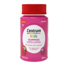 Centrum Kids Gummies Παιδική Πολυβιταμίνη Γεύση Φράουλα Βατόμουρο 60 ζελεδάκια  Παιδικά Συμπληρώματα