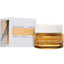 Korres Black Pine Primus Λείανση Ρυτίδων & Ελαστικότητα Κρέμα Νεότητας Νύχτας, 40ml KORRES Ενυδάτωση