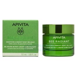 Apivita Bee Radiant  Gel-Balm Νύχτας για Λείανση & Αναζωογόνηση 50ml APIVITA Επανόρθωση / Σύσφιγξη