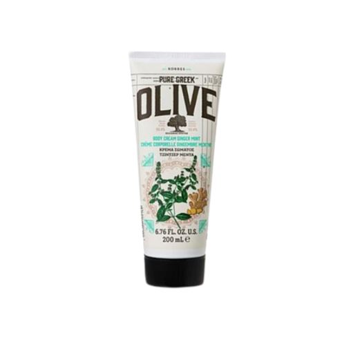 Korres Pure Greek Olive Body Cream Ginger Mint Κρέμα Σώματος Τζίντζερ Μέντα 200ml