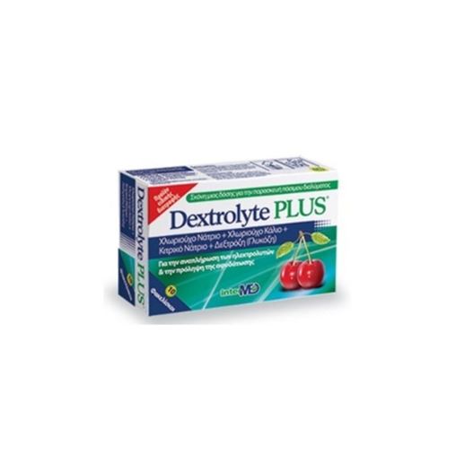 InterMed Dextrolyte Plus Συμπλήρωμα Διατροφής  για Ενυδάτωση & Αναπλήρωση Ηλεκτρολυτών 12 sticks