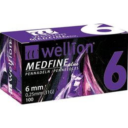 Wellion Βελόνες Πένας Ινσουλίνης Medfine plus 6mm (31G) - 100τεμ MED TRUST Σκαρφιστηρες