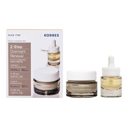Korres Promo Black Pine / Μαύρη Πεύκη Σύσφιξη & Lifting Κρέμα Νύχτας 40ml & Διφασικό Serum 15ml KORRES Σετ