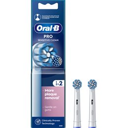Oral-B Sensitive Clean Soft Ανταλλακτικές Κεφαλές για Ηλεκτρική Οδοντόβουρτσα 2τμχ ORAL - B Οδοντόβουρτσες