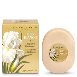 L' Erbolario Sapone Profumato Iris Bianco Αρωματική Μπάρα Σαπουνιού White Iris 1τμχ  Σαπούνια