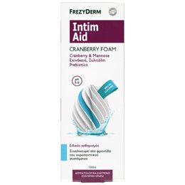 Frezyderm Intim Aid Cranberry Foam Ph5.0 Αφρός Καθαρισμού Ευαίσθητης Περιοχής PH 5.0 100ml FREZYDERM Καθαρισμός-Φροντίδα
