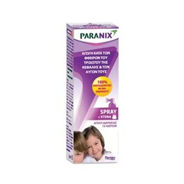 Paranix Αντιφθειρικό Spray Αγωγής Κατά Των Φθειρών (Ψείρες) & Των Αυγών 100ml & Χτενάκι PARANIX Αντιφθειρικά